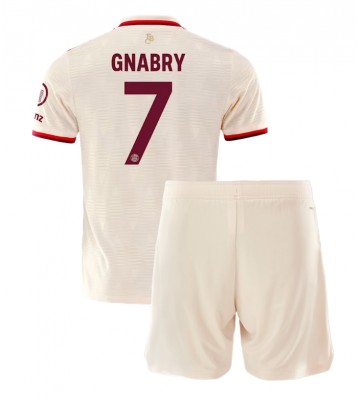 Bayern Munich Serge Gnabry #7 Tercera Equipación Niños 2024-25 Manga Corta (+ Pantalones cortos)